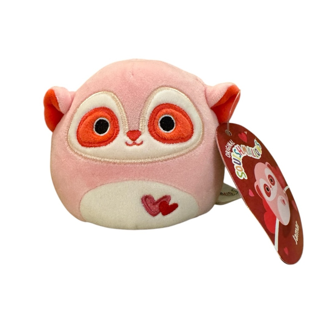 Squishmallows 4” Jamar the Meerkat — Valentine’s Day — NWT